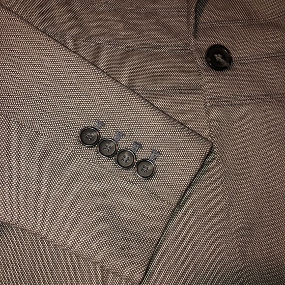 Jones New York Grey stretch BLAZER - Picture 2 of 8